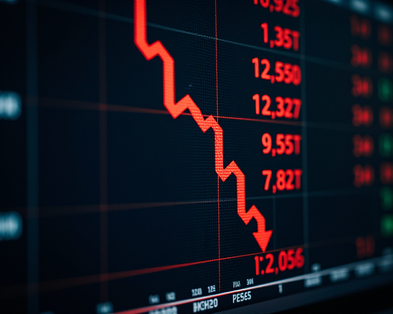 Market Decline Visual