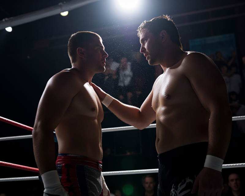 Cinematic Kurash Match Atmosphere