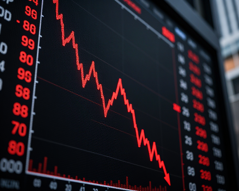 Stock Market Crash Visual