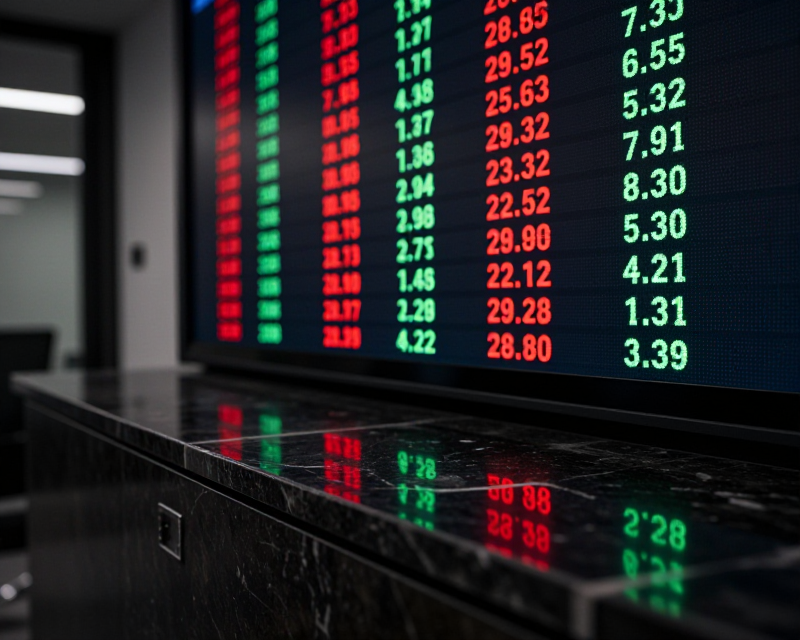 Stock Market Volatility Concept