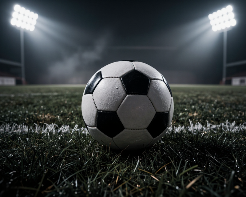 Dramatic Soccer Stadium Atmosphere