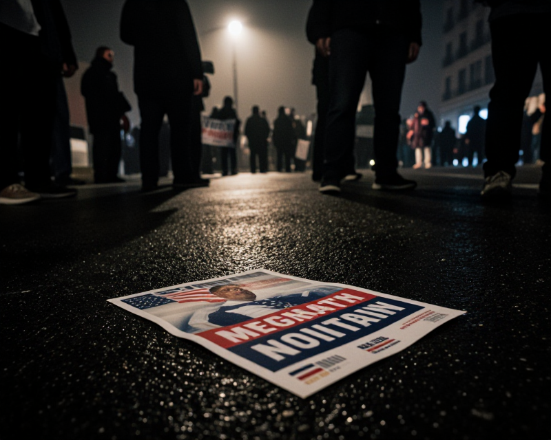 Political Protest Atmosphere