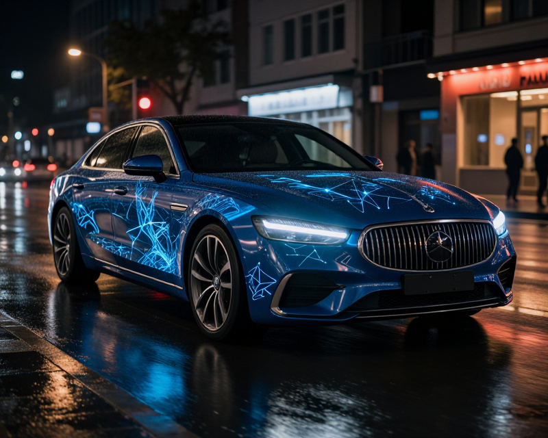 Futuristic Autonomous Sedan