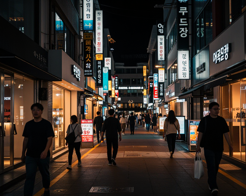 Seoul Night Shopping District