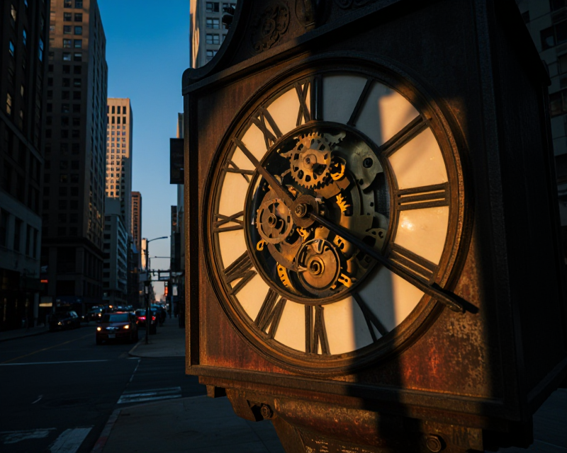 US Daylight Saving Time Concept
